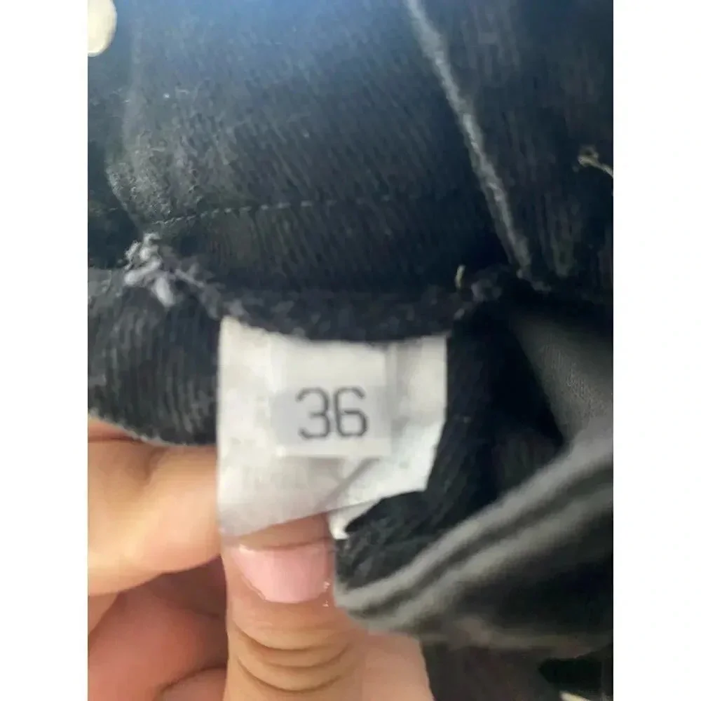 Maker Black Straight Legs Pants Size 36